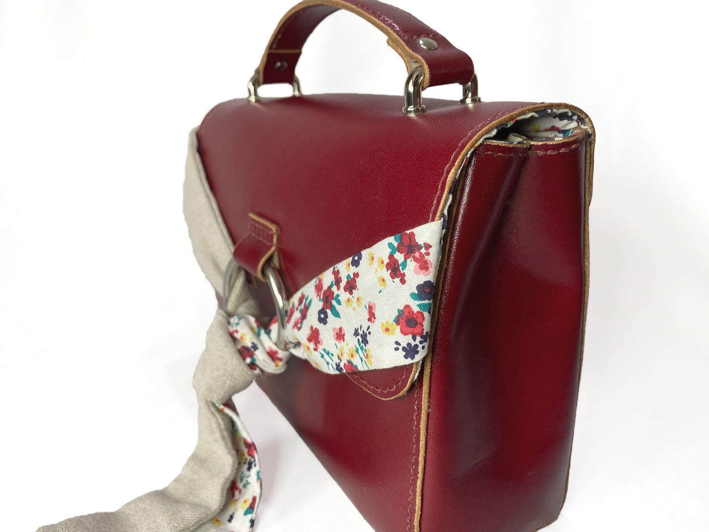 Sac bandoulière à anneau "Jardin Fleuri"