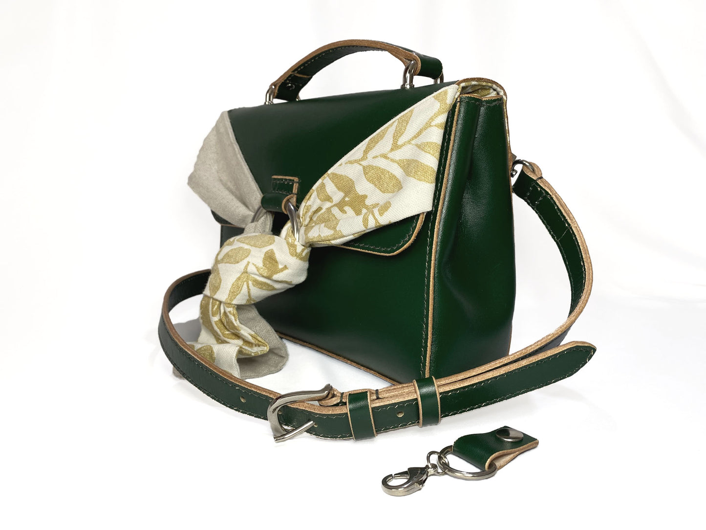 Sac bandoulière à anneau "Jardin Fleuri"
