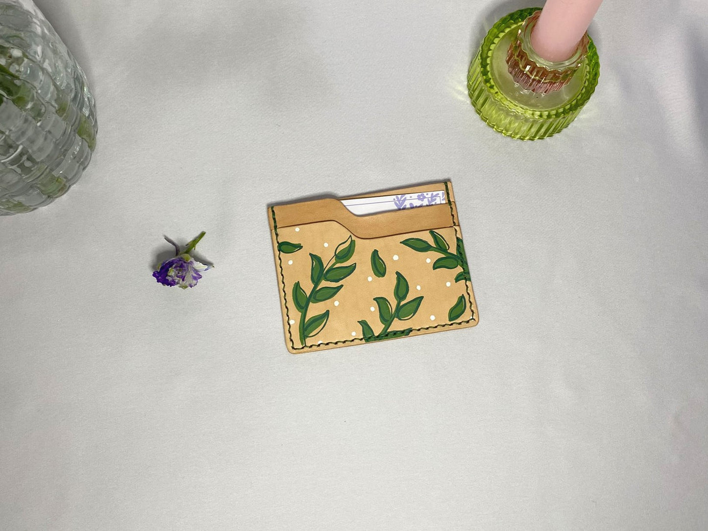Porte cartes "Jardin Fleuri"