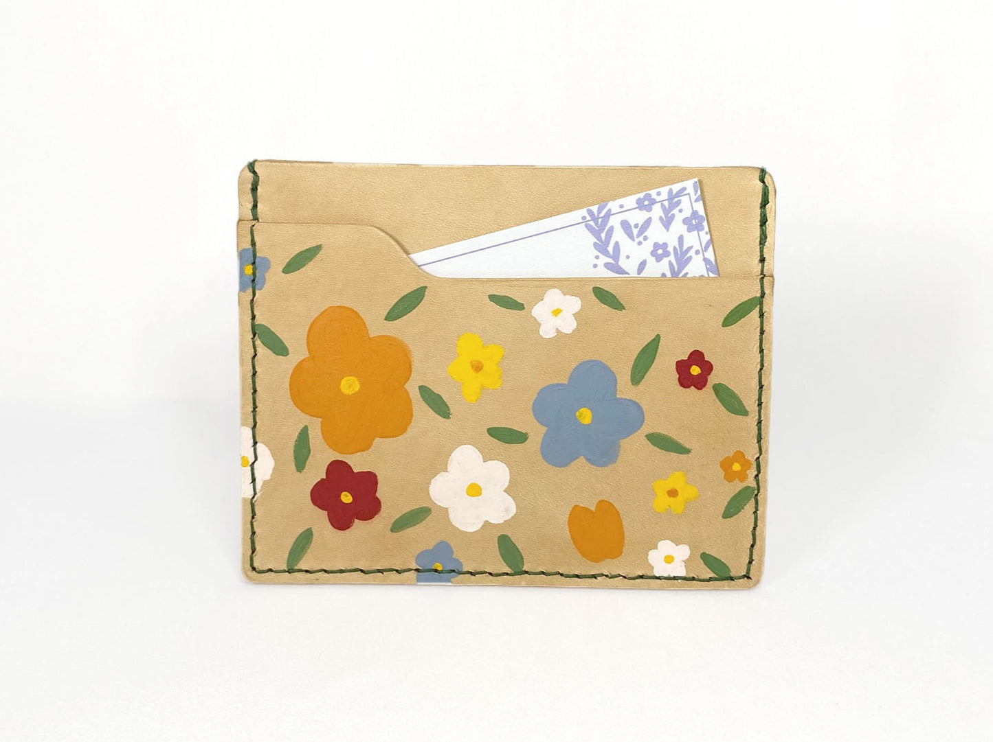 Grand Porte Cartes "Jardin Fleuri"