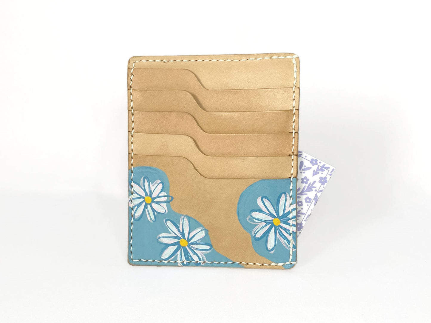 Grand Porte Cartes "Jardin Fleuri"
