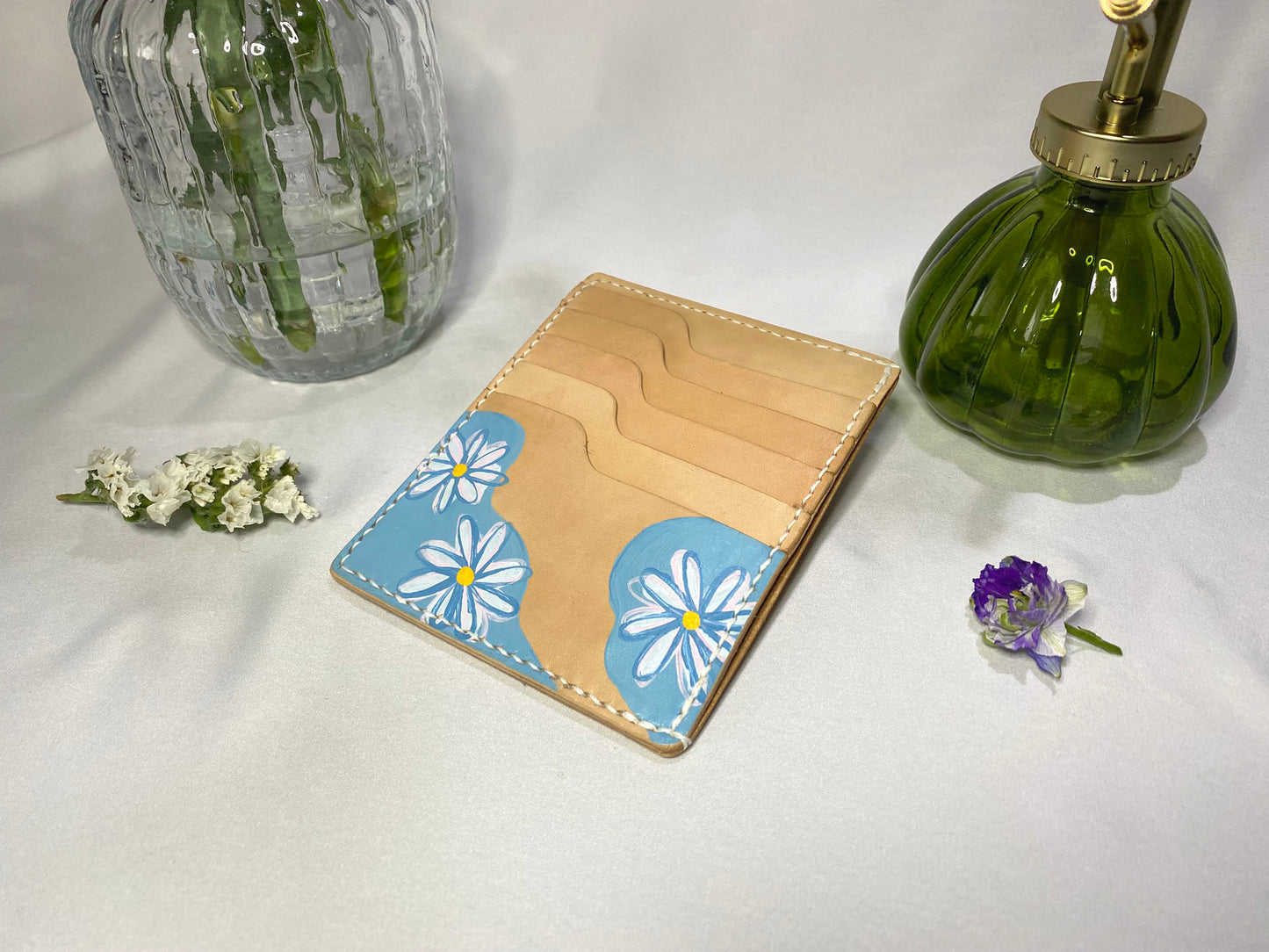 Grand Porte Cartes "Jardin Fleuri"