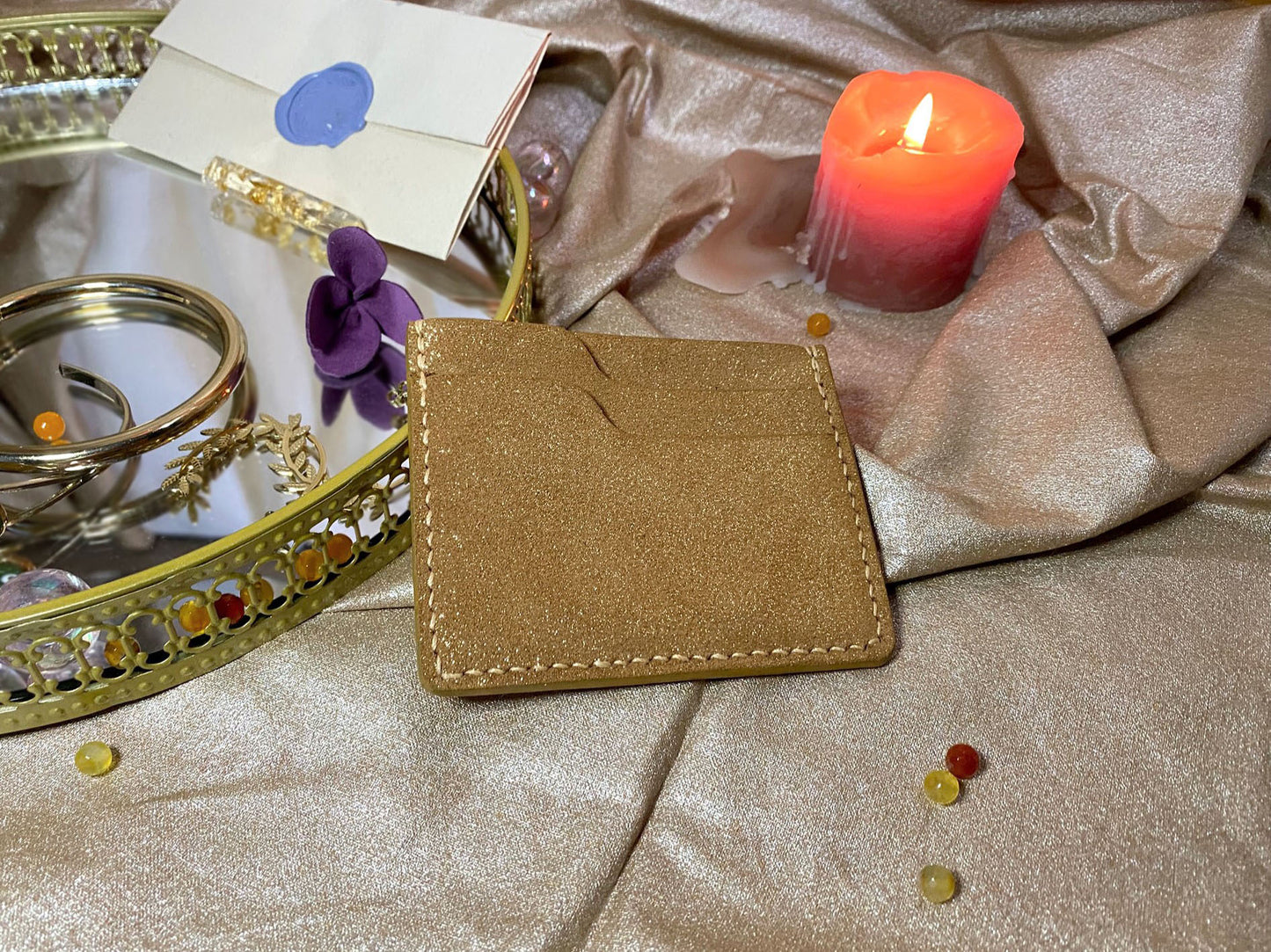 Porte cartes "Peau d'Ane"