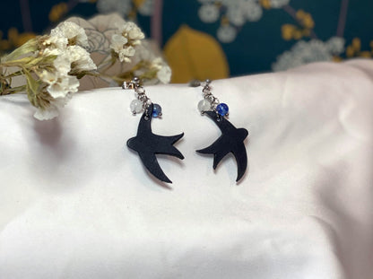Boucles d'oreille Hirondelles