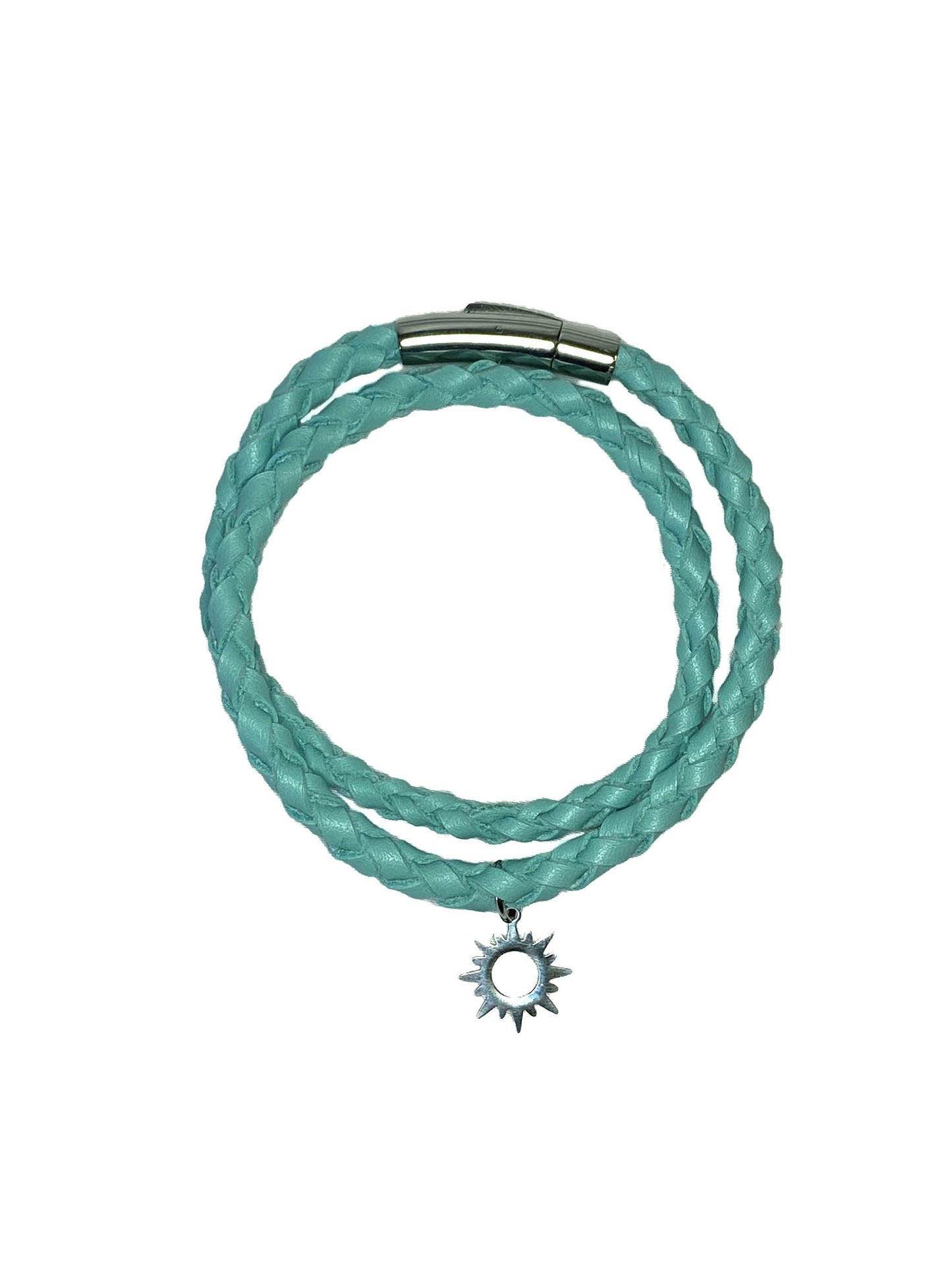 Bracelet tressé bleu