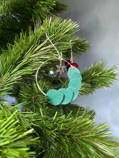 Décoration de Noël- Anneau Feuilles