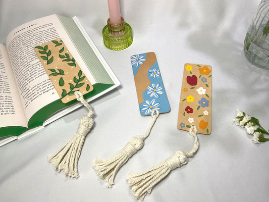 Marque-page "Jardin Fleuri"