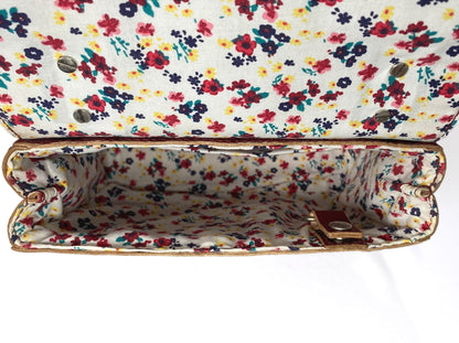 Sac bandoulière à anneau "Jardin Fleuri"