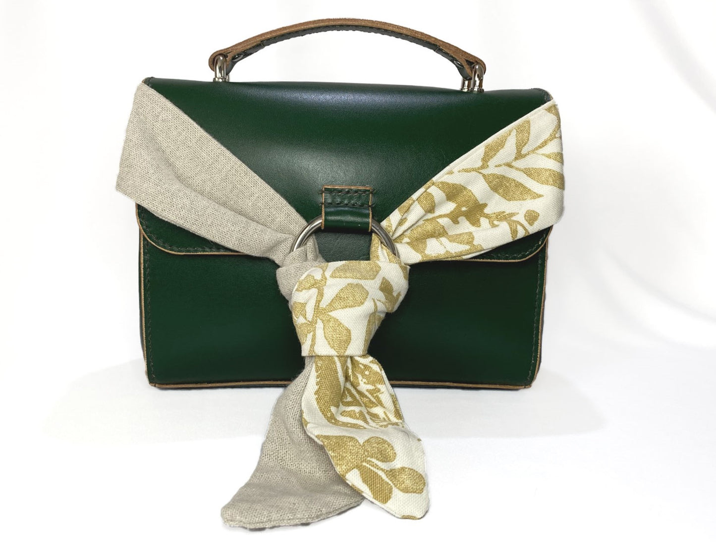 Sac bandoulière à anneau "Jardin Fleuri"