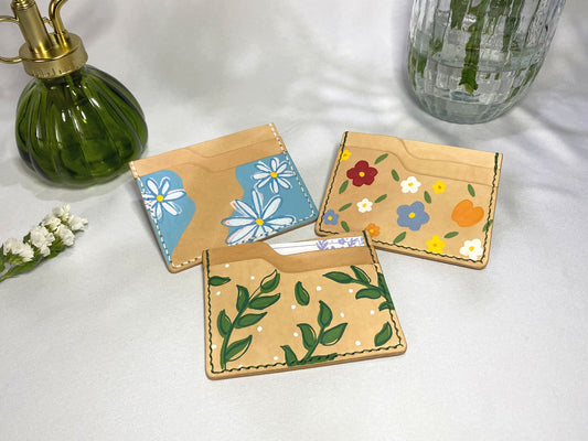 Porte cartes "Jardin Fleuri"
