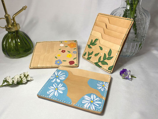 Grand Porte Cartes "Jardin Fleuri"